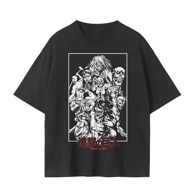 [TMN] ATTACK ON TITAN : Drop Shoulder Tee