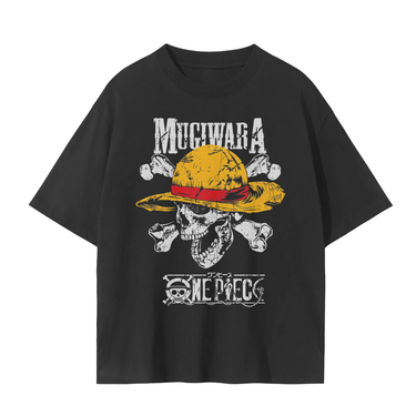 [TMN] MUGIWARA SKULL : Drop Shoulder Tee