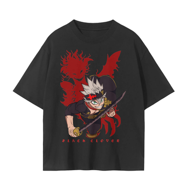 [TMN] BLACK CLOVER : Drop Shoulder Tee