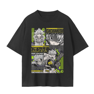 [TMN] GACHIAKUTA RUDO : Drop Shoulder Tee