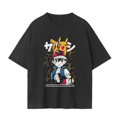 [TMN] ASH x PIKACHU : Drop Shoulder Tee