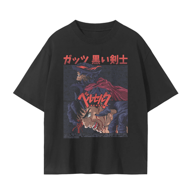 [TMN] GUTS FIGHT : Drop Shoulder Tee