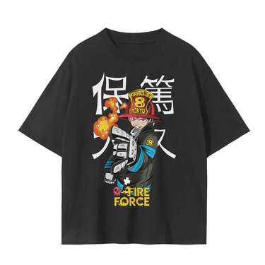 [TMN] FIRE FORCE : Drop Shoulder Tee