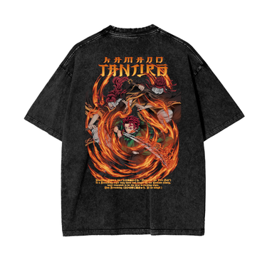 [TMN] KAMADO TANJIRŌ : Oversized Vintage Tee