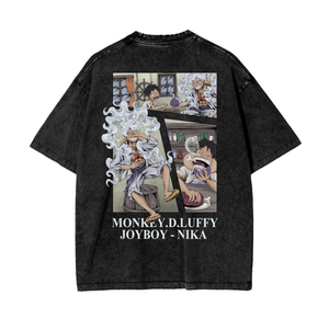 TMN] LUFFY - JOYBOY - NIKA : Oversized Vintage Tee – TRUST MY NINDO