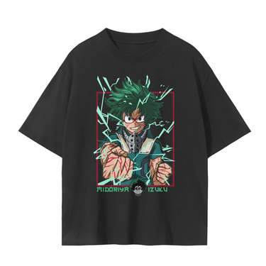 [TMN] MIDORIYA MHA : Drop Shoulder Tee