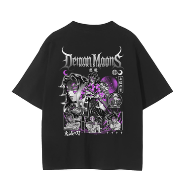 [TMN] KOKUSHIBO DEMON MOONS : Drop Shoulder Tee