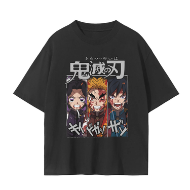 [TMN] SHINOBU x RENGOKU x GIYU : Drop Shoulder Tee