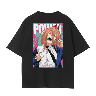 [TMN] POWER CHAINSAW MAN : Drop Shoulder Tee